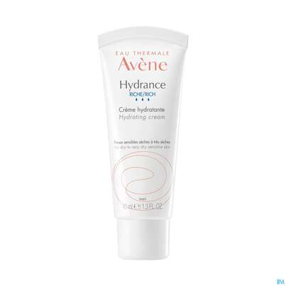 Sie sehen eine Packung Avene Hydrance Reichhaltige Feuchtig- Keitscreme 40ml, Produktbild: 04 Avene Hydrance Reichhaltige Feuchtig- Keitscreme 40ml, A-Nr.: 1505601 - 04