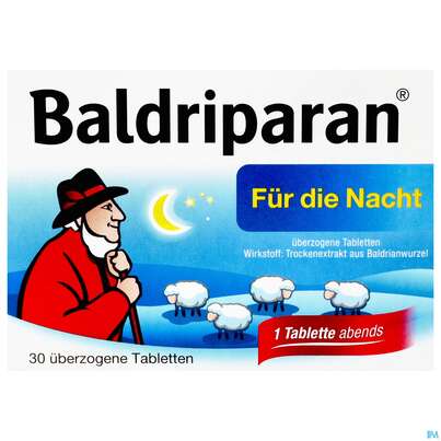 Baldriparan Fuer Die Nacht Ueberzogene Tabl 30st, A-Nr.: 4452414 - 01