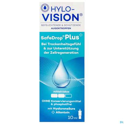 Augentropfen Hylo-vision Safe Drop Plus 10ml, A-Nr.: 5313057 - 01