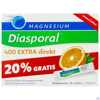 Magnesium Diasporal/400 Extra Direkt Direktgranulat 24st, A-Nr.: 5430840 - 01