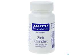 Sie sehen eine Packung Zink Kapseln Complex Pure Encapsulations Zkc6a 60st, Produktbild: 01 Zink Kapseln Complex Pure Encapsulations Zkc6a 60st, A-Nr.: 5703166 - 01