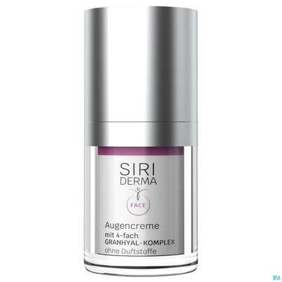 Sie sehen eine Packung Siriderma Augencreme 15ml, Produktbild: 01 Siriderma Augencreme 15ml, A-Nr.: 4101152 - 01