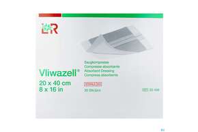 Vliwazell Saugkompresse Steril 20x 40cm 30st, A-Nr.: 3707473 - 01