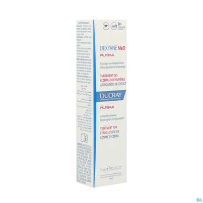 Sie sehen eine Packung Ducray Dexyane Med Creme Augenlid 15ml, Produktbild: 01 Ducray Dexyane Med Creme Augenlid 15ml, A-Nr.: 5212706 - 01