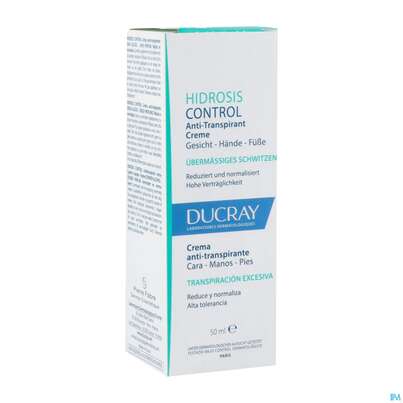 Ducray Hidrosis Control Fuss-hand +gesicht Creme Anti-transpirant Neu 50ml, A-Nr.: 5724180 - 02