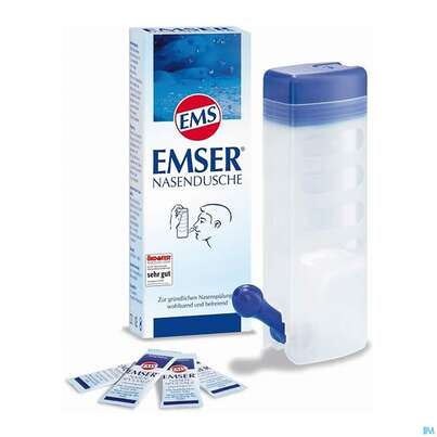 Emser Kombipack Nasendusche Plus 4x Nasenspuelsalz 2,5g 1pk, A-Nr.: 4007499 - 03