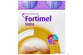 Sie sehen eine Packung Fortimel/protein 200ml 1,5kcal Kaffee 4st, Produktbild: 01 Fortimel/protein 200ml 1,5kcal Kaffee 4st, A-Nr.: 4303393 - 01