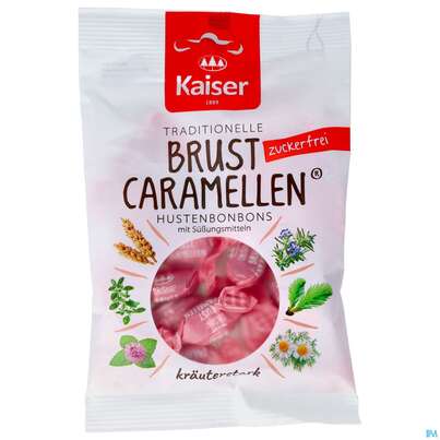 Kaiser Bonbons Brustcaramellen Zuckerfrei 1142 75g, A-Nr.: 4803368 - 01