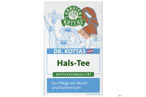 Sie sehen eine Packung Dr.kottas Tee Hals 20st, Produktbild: 01 Dr.kottas Tee Hals 20st, A-Nr.: 5613730 - 01