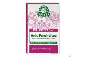 Sie sehen eine Packung Dr.kottas Tee Anis-fenchel 20st, Produktbild: 01 Dr.kottas Tee Anis-fenchel 20st, A-Nr.: 3886375 - 01