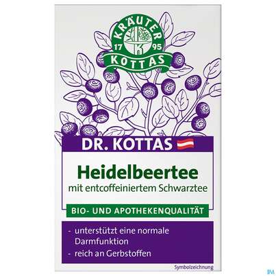 Dr.kottas Tee Heidelbeer 20st, A-Nr.: 3886487 - 02