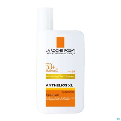 Sie sehen eine Packung Sonnenprodukte La Roche Posay Anthelios/ges.fluid Uvb50+/uva-pf46 Invis 50ml, Produktbild: 05 Sonnenprodukte La Roche Posay Anthelios/ges.fluid Uvb50+/uva-pf46 Invis 50ml, A-Nr.: 4181317 - 05