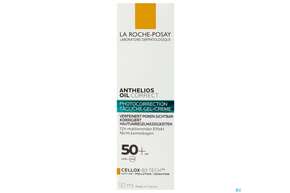 Sie sehen eine Packung Sonnenprodukte La Roche Posay Anthelios Oil Correct Lsf50+ 50ml, Produktbild: 01 Sonnenprodukte La Roche Posay Anthelios Oil Correct Lsf50+ 50ml, A-Nr.: 5572066 - 01