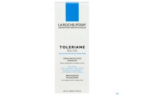 Sie sehen eine Packung La Roche Posay Gesichtspflege Toleriane Creme Riche Trock.haut 40ml, Produktbild: 01 La Roche Posay Gesichtspflege Toleriane Creme Riche Trock.haut 40ml, A-Nr.: 2378079 - 01