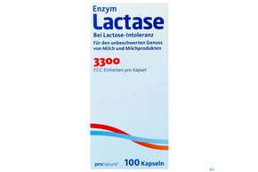 Lactase Enzym/kapseln 3.300 Fcc -pro Natura 100st, A-Nr.: 2046035 - 01