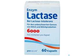 Lactase Enzym/kapseln 6.000 Fcc -pro Natura 60st, A-Nr.: 3973140 - 01