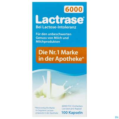 Lactrase Kapseln 6.000 Fcc -pro Natura 100st, A-Nr.: 3973128 - 01