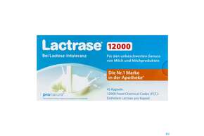 Lactrase Kapseln 12.000 Fcc -pro Natura 45st, A-Nr.: 4797231 - 01