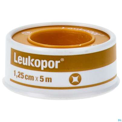 Wundpflaster Leukopor Rollenpflaster 5mx 1,25cm 0247100 1st, A-Nr.: 5020527 - 01