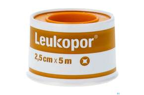 Wundpflaster Leukopor Rollenpflaster 5mx 2,5cm 0247200 1st, A-Nr.: 5020533 - 01