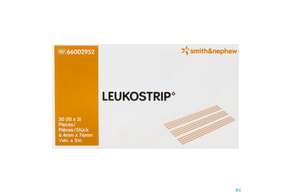 Wundnahtstreifen Leukostrip/s 6,4x 76mm 1 Briefchen Zu 3 Streifen2883 1pk, A-Nr.: 2830355 - 01