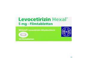 Levocetirizin-hexal Filmtabl 5mg 10st, A-Nr.: 3546509 - 01