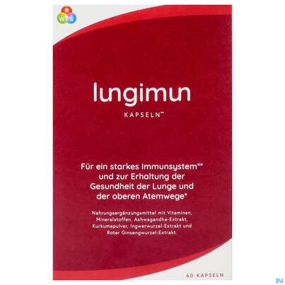 Lungimun Kapseln Starkes Immun- System Gesundheit Der Lunge +atemwege 60st, A-Nr.: 5818722 - 01