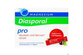 Magnesium Diasporal/pro/direkt +b-vitamin Muskel +nerven 30st, A-Nr.: 5722407 - 01