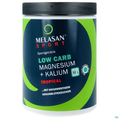 Magnesium +kalium/melasan Sport Fitness Drink Tropical Lowcarb 720g, A-Nr.: 4793486 - 01