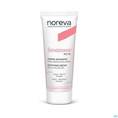 Sie sehen eine Packung Noreva Sensidiane Trockene Empfindliche Haut 40ml, Produktbild: 02 Noreva Sensidiane Trockene Empfindliche Haut 40ml, A-Nr.: 4125052 - 02