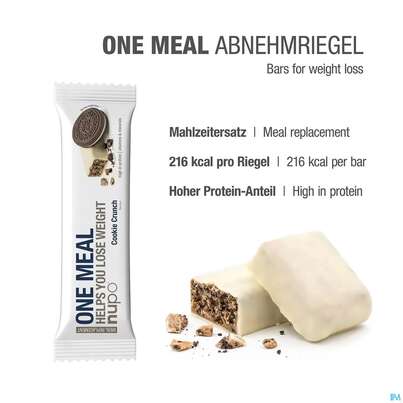 Nupo Lebenswert Onemeal Bar Cookie Crunch 60g, A-Nr.: 5774893 - 03