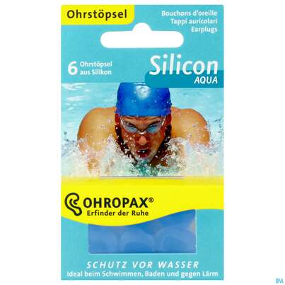 Ohrenschutz Ohropax Silicon g.laerm/wasser/wind Aqua 6st, A-Nr.: 4159306 - 02