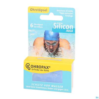 Ohrenschutz Ohropax Silicon g.laerm/wasser/wind Aqua 6st, A-Nr.: 4159306 - 04