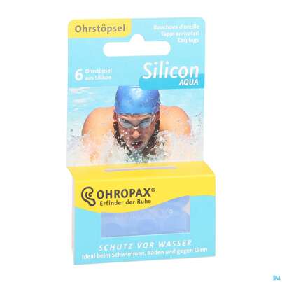 Ohrenschutz Ohropax Silicon G.laerm/wasser/wind Aqua 6st, A-Nr.: 4159306 - 07