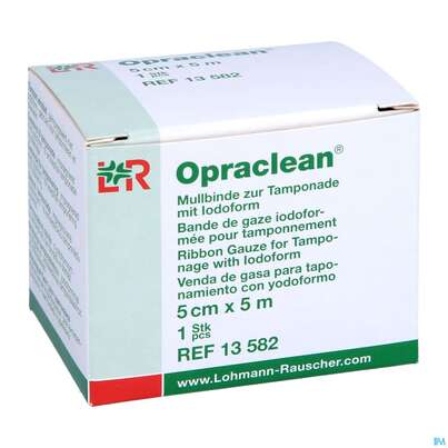 Mullbinden Opraclean +jodoform 5mx 5cm 1st, A-Nr.: 3610087 - 03