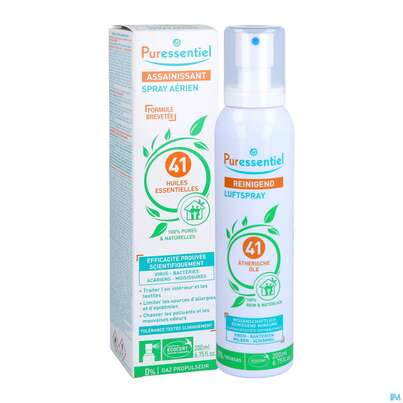 Sie sehen eine Packung Puressentiel Luftreiniger Raumspray +41 Aetherischen Oelen 200ml, Produktbild: 05 Puressentiel Luftreiniger Raumspray +41 Aetherischen Oelen 200ml, A-Nr.: 3831813 - 05