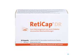Sie sehen eine Packung Reticap Dr Kapseln Monatspackung 30st, Produktbild: 01 Reticap Dr Kapseln Monatspackung 30st, A-Nr.: 5037539 - 01