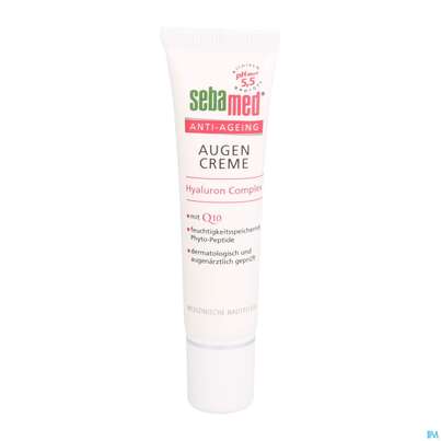Sie sehen eine Packung Sebamed/sebapharma Anti-ageing Augencreme 15ml, Produktbild: 06 Sebamed/sebapharma Anti-ageing Augencreme 15ml, A-Nr.: 3399623 - 06