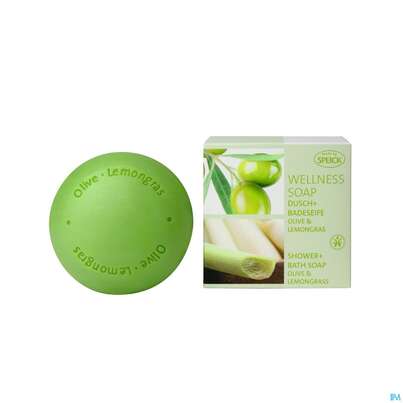 Sie sehen eine Packung Seifen Speick Wellness Soap Olive +lemongras Nr 61 200g, Produktbild: 01 Seifen Speick Wellness Soap Olive +lemongras Nr 61 200g, A-Nr.: 4196916 - 01