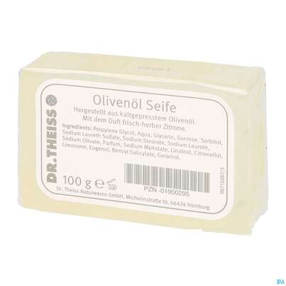 Sie sehen eine Packung Seifen Dr.theiss Olivenoel 100g, Produktbild: 02 Seifen Dr.theiss Olivenoel 100g, A-Nr.: 3109648 - 02