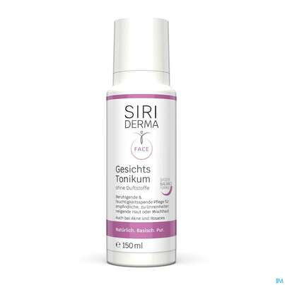 Sie sehen eine Packung Siriderma Gesichtstonikum 150ml, Produktbild: 02 Siriderma Gesichtstonikum 150ml, A-Nr.: 5221177 - 02