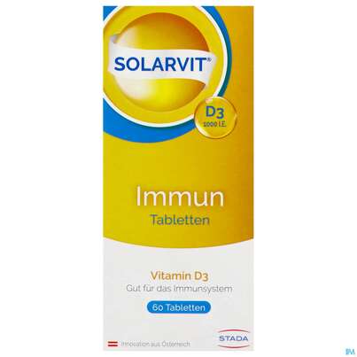 D3 Tabl Solarvit 1000ie Immun 60st, A-Nr.: 4287694 - 01