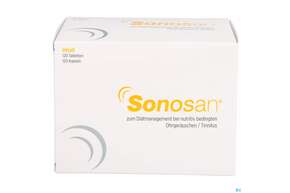 Sie sehen eine Packung Sonosan Tabl 120 +kapseln 120 1pk, Produktbild: 01 Sonosan Tabl 120 +kapseln 120 1pk, A-Nr.: 3825600 - 01