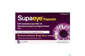 Sie sehen eine Packung Supaeye Kapseln 60st, Produktbild: 01 Supaeye Kapseln 60st, A-Nr.: 5454332 - 01