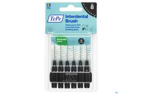 Sie sehen eine Packung Tepe Interdentalbuersten 1,5mm Schwarz 6st, Produktbild: 01 Tepe Interdentalbuersten 1,5mm Schwarz 6st, A-Nr.: 3698478 - 01