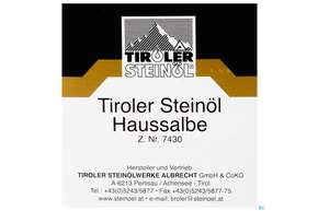 Tiroler Steinoel Haussalbe 100ml, A-Nr.: 0143952 - 01