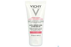 Sie sehen eine Packung Vichy Intensiv Pflegende Handcreme 50ml, Produktbild: 01 Vichy Intensiv Pflegende Handcreme 50ml, A-Nr.: 5356871 - 01