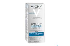 Sie sehen eine Packung Vichy Liftactiv/supreme Serum 10 30ml, Produktbild: 01 Vichy Liftactiv/supreme Serum 10 30ml, A-Nr.: 4933467 - 01
