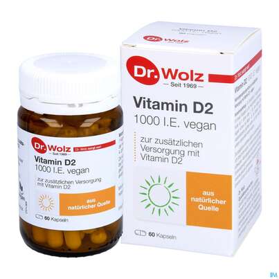 Vitamin D2 Kapseln Vegan Dr.wolz 60584 60st, A-Nr.: 4164796 - 04