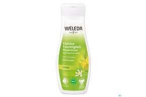 Sie sehen eine Packung Weleda Citrus Express-feuchtgkeit Body Lotion 200ml, Produktbild: 01 Weleda Citrus Express-feuchtgkeit Body Lotion 200ml, A-Nr.: 3694954 - 01